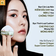 Ph?n n??c trang ?i?m GLAMRR Q VEGAN SUPER COVER CUSHION 15g - Rosslyn