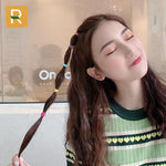M?u Set 100 Dây Chun Bu?c Tóc Tr?n Nhi?u Màu Co Giãn T?t ??ng Trong Túi Zip Ti?n L?i