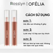Son Kem Lì, M?n Môi, Lâu Trôi OFÉLIA Uncovered Lip Mousse 4.3g - Rosslyn - Rosslyn-vn