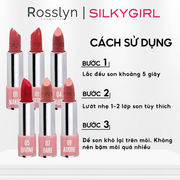 Son Th?i Màu Có D??ng, D??ng ?m Môi M?m M?i Silkygirl Moisture Rich Lipcolor 3.2g - Rosslyn - Rosslyn-vn