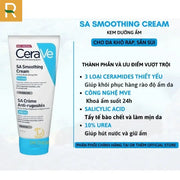 Kem d??ng ?m dành cho da khô ráp, s?n sùi CeraVe SA Smoothing Cream 177ml - CR000016 - Rosslyn