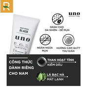 S?a r?a m?t UNO t?o b?t s?ch nh?n UNO WHIP WASH BLACK 130G - UN000001 - Rosslyn