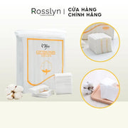Bông T?y Trang Cao C?p 3 L?p 100% Cotton Túi 222 Mi?ng M?m M?n - QT37 - Rosslyn