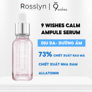 Tinh Ch?t Làm D?u Da M?n D??ng ?m 9 Wishes Calm Ampule Serum 25ml - WI000005 - Rosslyn - Rosslyn-vn