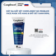 M?t n? ??t sét Compliment No Problem Face Mask v?i AHAs & ??t sét xanh làm s?ch sâu, gi?m m?n ??u ?en 80ml - CP000007 - Rosslyn