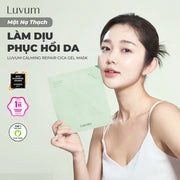 M?t n? h? tr? ph?c h?i da LUVUM calming repair cica gel mask 33g - LV000000 - ROSSLYN