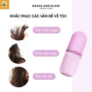 X?t d??ng tóc Grace & Glow Black Opium Silky Hair Mist Spray Soft and Silk hair with Golden Marula + Olive Oil 100ml - GG000012 - Rosslyn